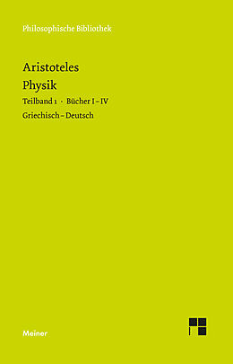 E-Book (pdf) Physik. Teilband 1: Bücher I bis IV von Aristoteles