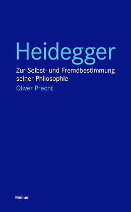 Kartonierter Einband Heidegger von Oliver Precht