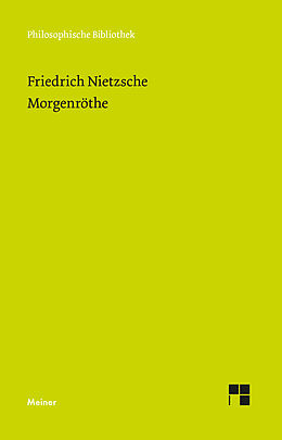 Kartonierter Einband Morgenröthe (Neue Ausgabe 1887) von Friedrich Nietzsche