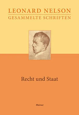 E-Book (pdf) Recht und Staat von Leonard Nelson