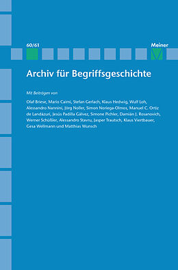 E-Book (pdf) Archiv für Begriffsgeschichte. Band 60/61 von 