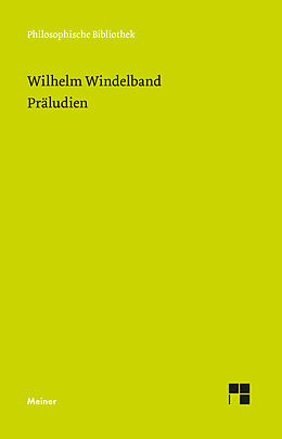 Fester Einband Präludien von Wilhelm Windelband