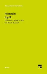 Fester Einband Physik. Teilband 2: Bücher V bis VIII von Aristoteles