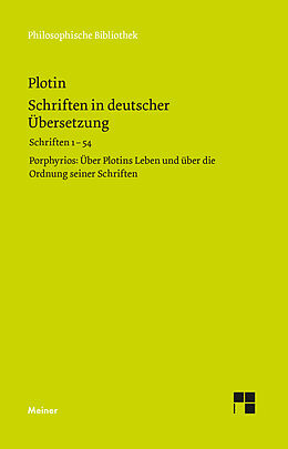 E-Book (epub) Schriften in deutscher Übersetzung von Plotin