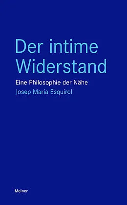 E-Book (pdf) Der intime Widerstand von Josep Maria Esquirol