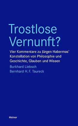 E-Book (pdf) Trostlose Vernunft? von Burkhard Liebsch, Bernhard Taureck