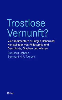 E-Book (epub) Trostlose Vernunft? von Burkhard Liebsch, Bernhard Taureck