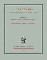 Kartonierter Einband Acta Cusana. Quellen zur Lebensgeschichte des Nikolaus von Kues. Band III, Lieferung 1 von 