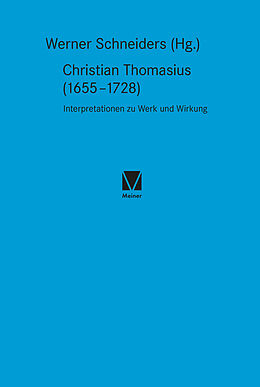 Fester Einband Christian Thomasius (16551728) von 