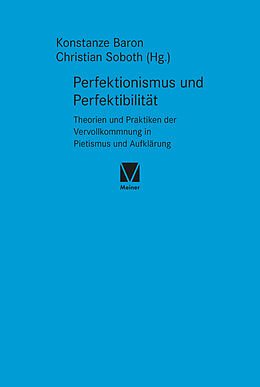Fester Einband Perfektionismus und Perfektibilität von 