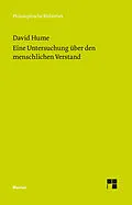 E-Book (pdf) Eine Untersuchung über den menschlichen Verstand von David Hume