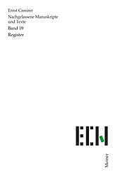 E-Book (pdf) Register von Ernst Cassirer
