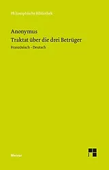 Kartonierter Einband Traktat über die drei Betrüger von Anonymus