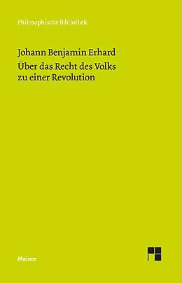 E-Book (pdf) Über das Recht des Volks zu einer Revolution von Johann Benjamin Erhard