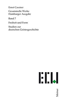 E-Book (pdf) Freiheit und Form von Ernst Cassirer