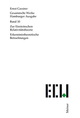 E-Book (pdf) Zur Einsteinschen Relativitätstheorie von Ernst Cassirer