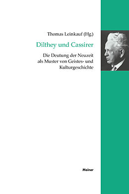 Couverture cartonnée Dilthey und Cassirer de Thomas Leinkauf