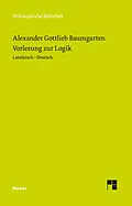 E-Book (pdf) Vorlesung zur Logik von Alexander Gottlieb Baumgarten