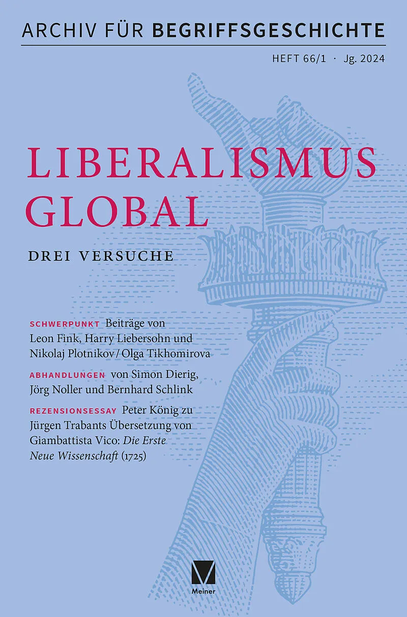 Archiv für Begriffsgeschichte. Band 66,1