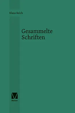 E-Book (pdf) Gesammelte Schriften von Klaus Reich