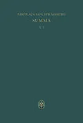 E-Book (pdf) Summa, liber III von Nikolaus von Straßburg