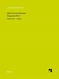 E-Book (pdf) Fliegender Brief von Johann Georg Hamann