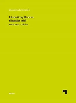 E-Book (pdf) Fliegender Brief von Johann Georg Hamann
