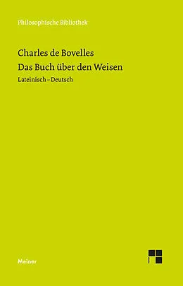 E-Book (pdf) Das Buch über den Weisen von Charles de Bovelles