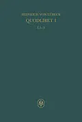 E-Book (pdf) Quodlibet primum von Heinrich von Lübeck