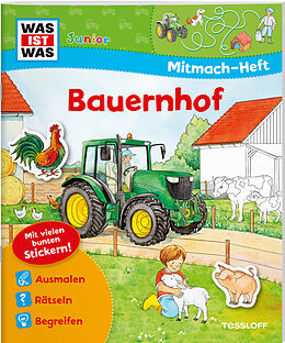 Paperback WAS IST WAS Junior Mitmach-Heft Bauernhof von Sabine Schuck, Ida Schuhmann
