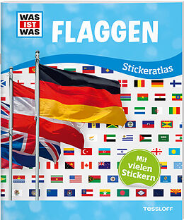 Paperback WAS IST WAS Sticker-Atlas Flaggen von 