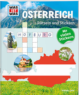 Kartonierter Einband WAS IST WAS Rätseln und Stickern: Österreich von Lisa Hebler