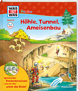 Fester Einband WAS IST WAS Junior Band 21. Höhle, Tunnel, Ameisenbau von Dr. Heike Herrmann, Christina Braun