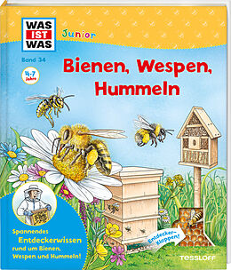 Pappband WAS IST WAS Junior Band 34 Bienen, Wespen, Hummeln von Angelika Rusche-Göllnitz