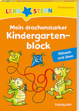 Paperback LERNSTERN. Mein drachenstarker Kindergartenblock. Rätseln und üben von Julia Meyer