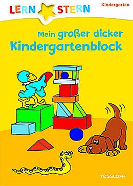 Kartonierter Einband LERNSTERN Mein großer dicker Kindergarten-Block von Antje Flad