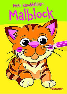Paperback Mein Knuddeltier-Malblock (Tiger) von Oli Poppins, Silke Neubert