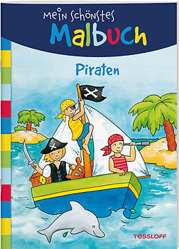Paperback Mein schönstes Malbuch. Piraten. Malen für Kinder ab 5 Jahren von Corina Beurenmeister