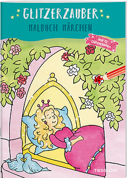 Paperback Glitzerzauber Malbuch. Märchen von Marion Durczok