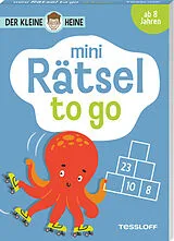 Kartonierter Einband Der kleine Heine. Mini Rätsel to go. Ab 8 Jahren von Stefan Heine