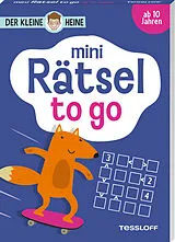 Kartonierter Einband Der kleine Heine. Mini Rätsel to go. Ab 10 Jahren von Stefan Heine