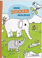 Fester Einband Mein Sticker-Malbuch. Zootiere von Carmen Eisendle