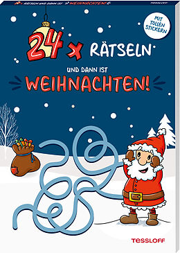 Kartonierter Einband 24 x rätseln und dann ist Weihnachten! von Nadja Schwendemann