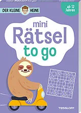 Kartonierter Einband Der kleine Heine. Mini Rätsel to go. Ab 12 Jahren von Stefan Heine
