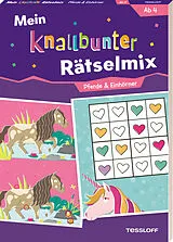 Kartonierter Einband Mein knallbunter Rätselmix. Pferde & Einhörner von Ilka Röhling