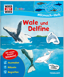 Paperback WAS IST WAS Junior Mitmach-Heft. Wale und Delfine. von Tatjana Marti