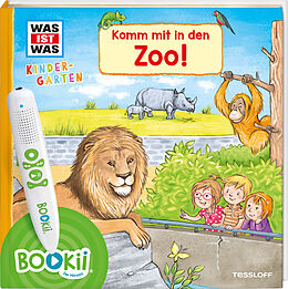 Fester Einband BOOKii® WAS IST WAS Kindergarten Komm mit in den Zoo von Benjamin Schreuder, Andrea Weller-Essers