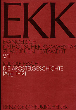 Paperback Die Apostelgeschichte, EKK V/1 von Rudolf Pesch