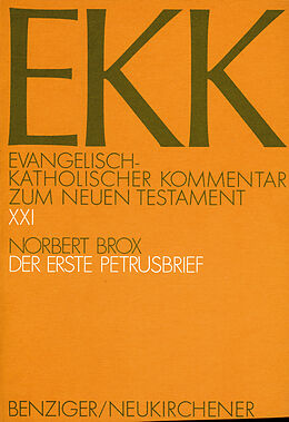 Kartonierter Einband Der erste Petrusbrief, EKK XXI von Norbert Brox