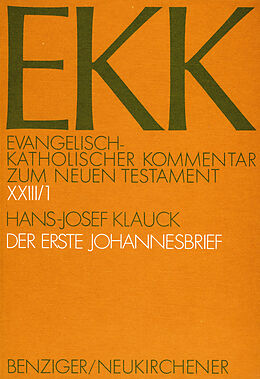 Kartonierter Einband Der erste Johannesbrief, EKK XXIII/1 von Hans-Josef Klauck